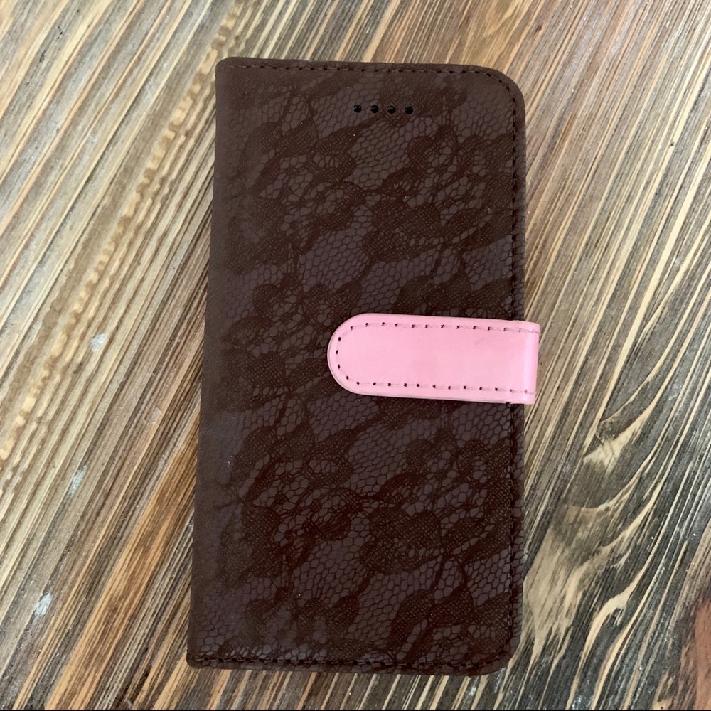 NEW iPhone 6 flip covered case rose lace